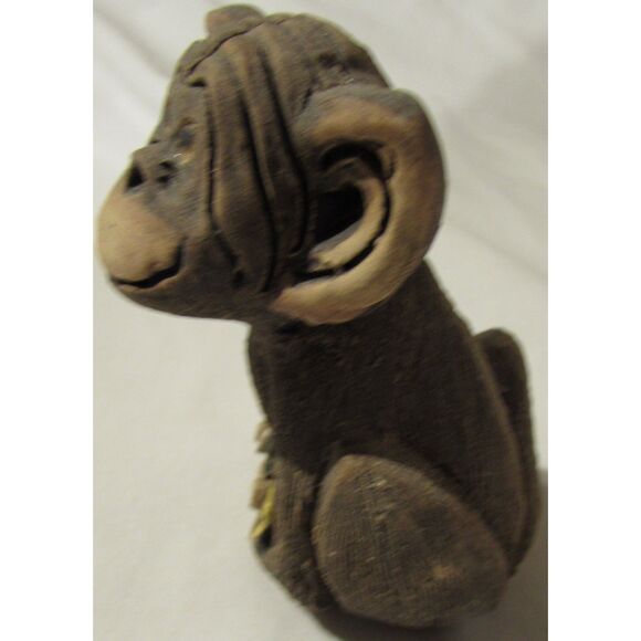 Artesania Rinconada monkey with flowers figurine chimpanzee - Picture 3 of 8